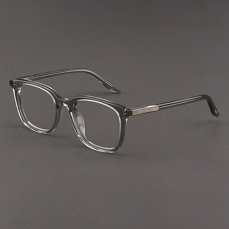 Myrna Acetate Rectangle Glasses Frame Rectangle Frames Southood Clear Gray Green