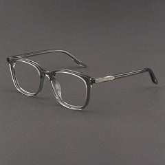 Myrna Acetate Rectangle Glasses Frame Rectangle Frames Southood Clear Gray Green