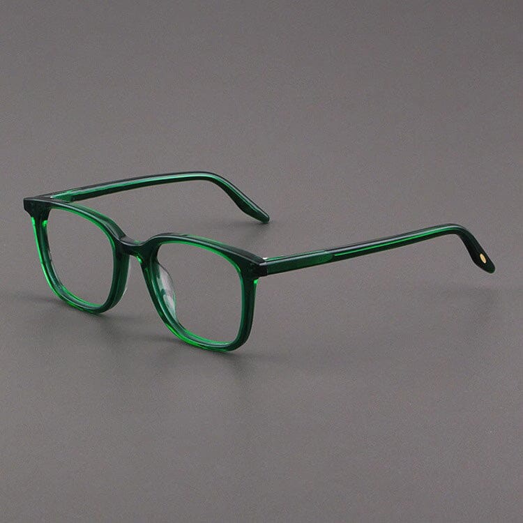 Myrna Acetate Rectangle Glasses Frame Rectangle Frames Southood Green