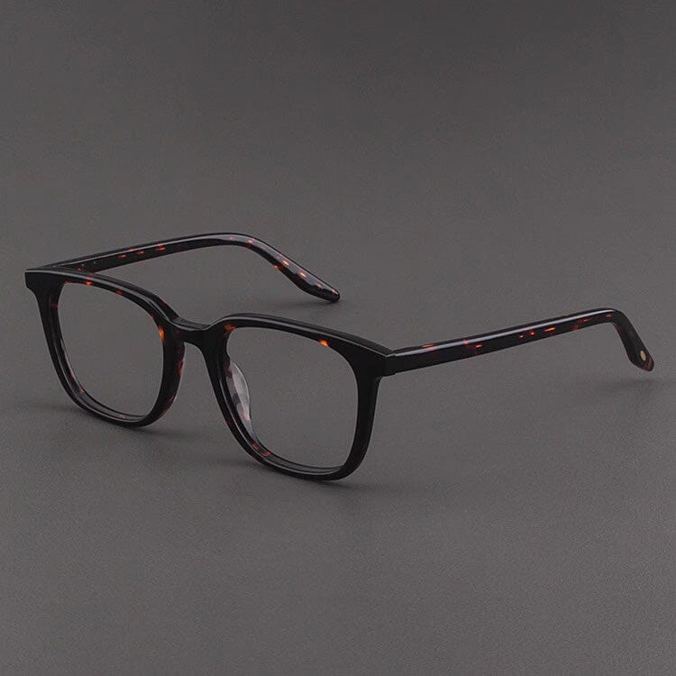 Myrna Acetate Rectangle Glasses Frame Rectangle Frames Southood Leopard