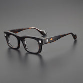Myrna Acetate Rectangle Glasses Frame Rectangle Frames Southood Leopard