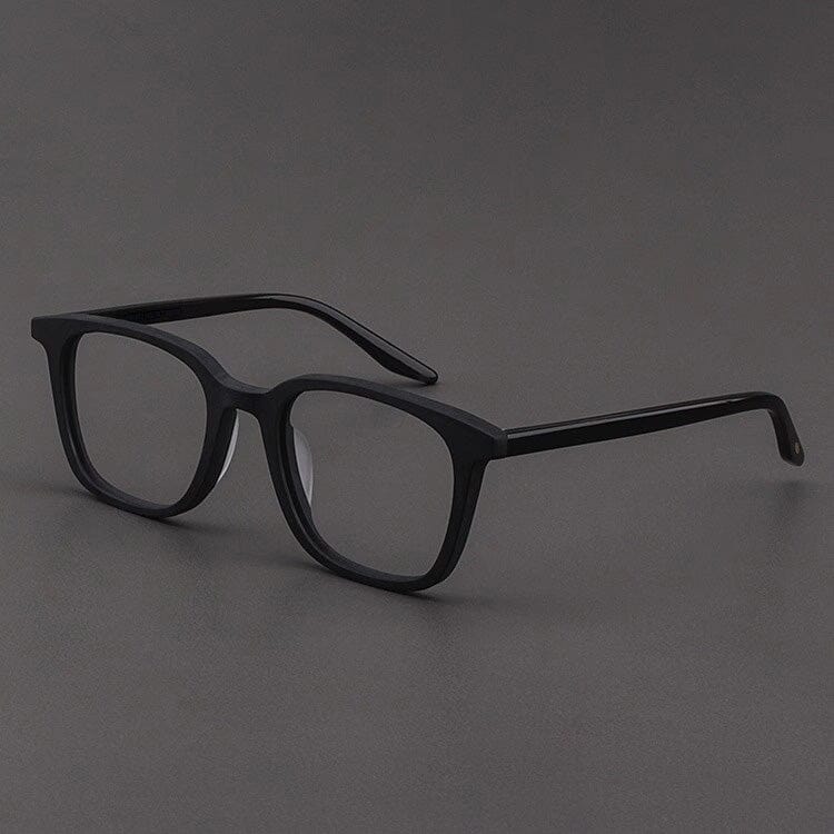 Myrna Acetate Rectangle Glasses Frame Rectangle Frames Southood Matte Black