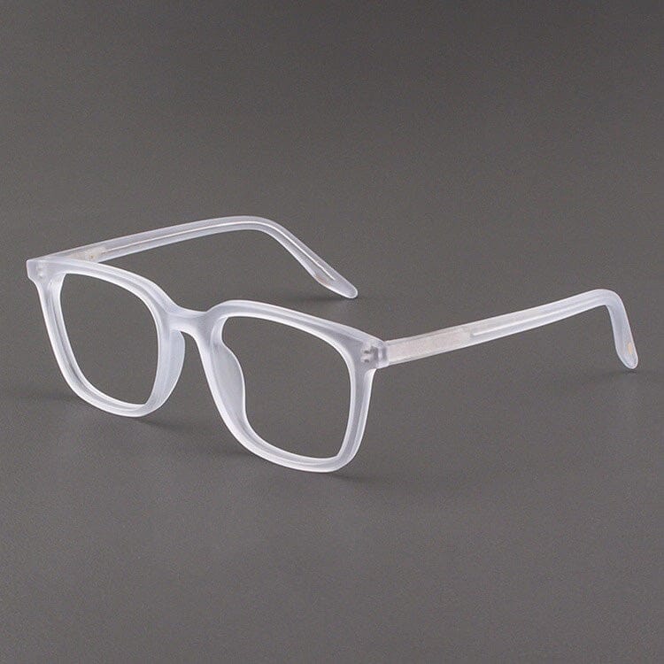 Myrna Acetate Rectangle Glasses Frame Rectangle Frames Southood Matte Clear