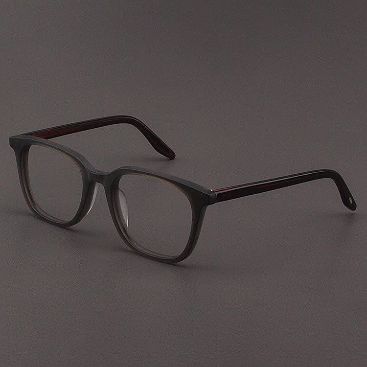 Myrna Acetate Rectangle Glasses Frame Rectangle Frames Southood Matte Gray Green