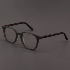 Myrna Acetate Rectangle Glasses Frame Rectangle Frames Southood Matte Gray Green