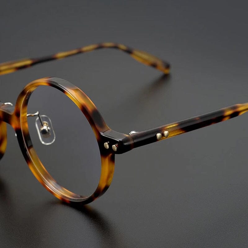 Nedaa Hand Craft Retro Tortoise Round Glasses Frame Round Frames Southood