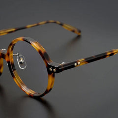 Nedaa Hand Craft Retro Tortoise Round Glasses Frame Round Frames Southood