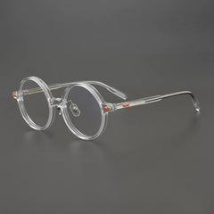 Nedaa Hand Craft Retro Tortoise Round Glasses Frame Round Frames Southood Clear