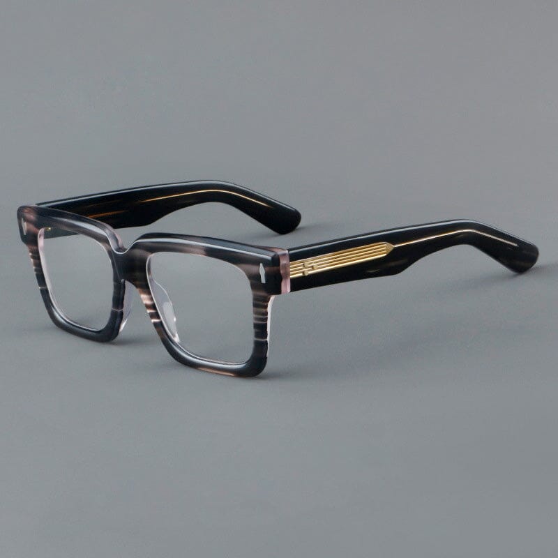 Norm Vintage Square Acetate Glasses Frame Rectangle Frames Southood C3 Purple