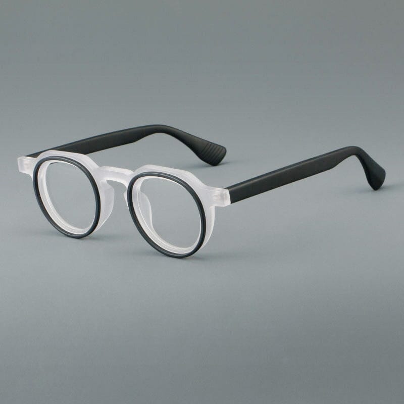 Oakden Fashion Acetate Eyeglasses Frame Geometric Frames Southood Black