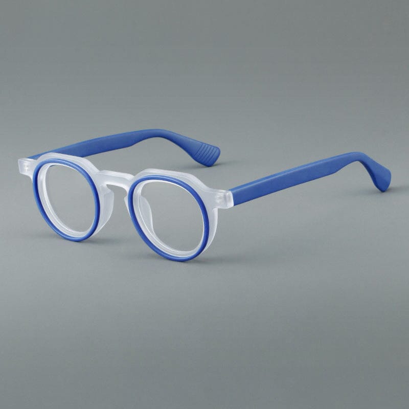 Oakden Fashion Acetate Eyeglasses Frame Geometric Frames Southood Blue