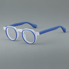 Oakden Fashion Acetate Eyeglasses Frame Geometric Frames Southood Blue