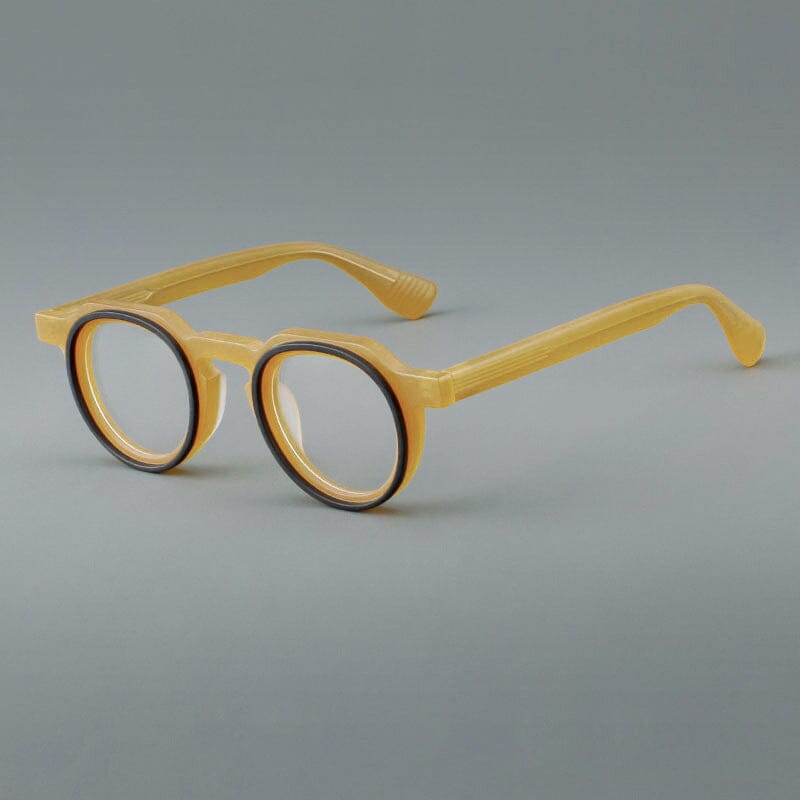 Oakden Fashion Acetate Eyeglasses Frame Geometric Frames Southood Orange