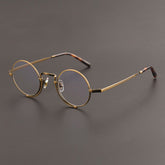 Odam Retro Round Titanium Glasses Frame Round Frames Southood Bronze