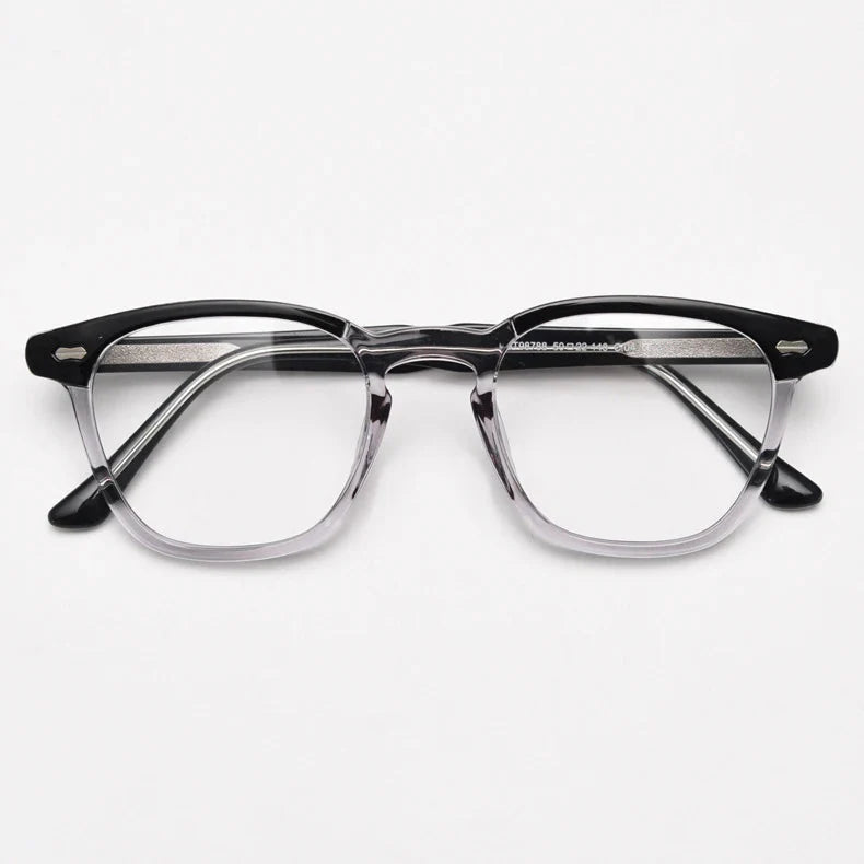 Oke Vintage Tr90 Optical Frame Geometric Frames Southood BlackGrey