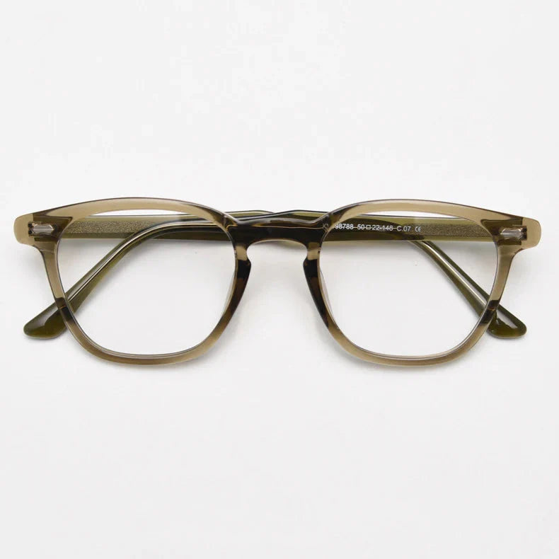 Oke Vintage Tr90 Optical Frame Geometric Frames Southood Green
