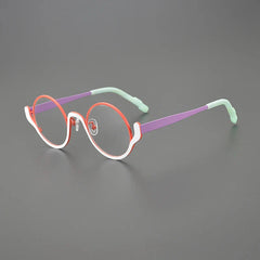 Ollie Small Round Titanium Glasses Frame Round Frames Southood