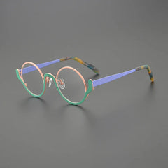 Ollie Small Round Titanium Glasses Frame Round Frames Southood