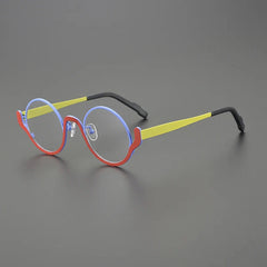 Ollie Small Round Titanium Glasses Frame Round Frames Southood