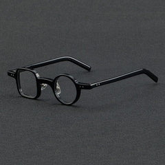 Onur Vintage Round Square Acetate Glasses Frame Geometric Frames Southood Black