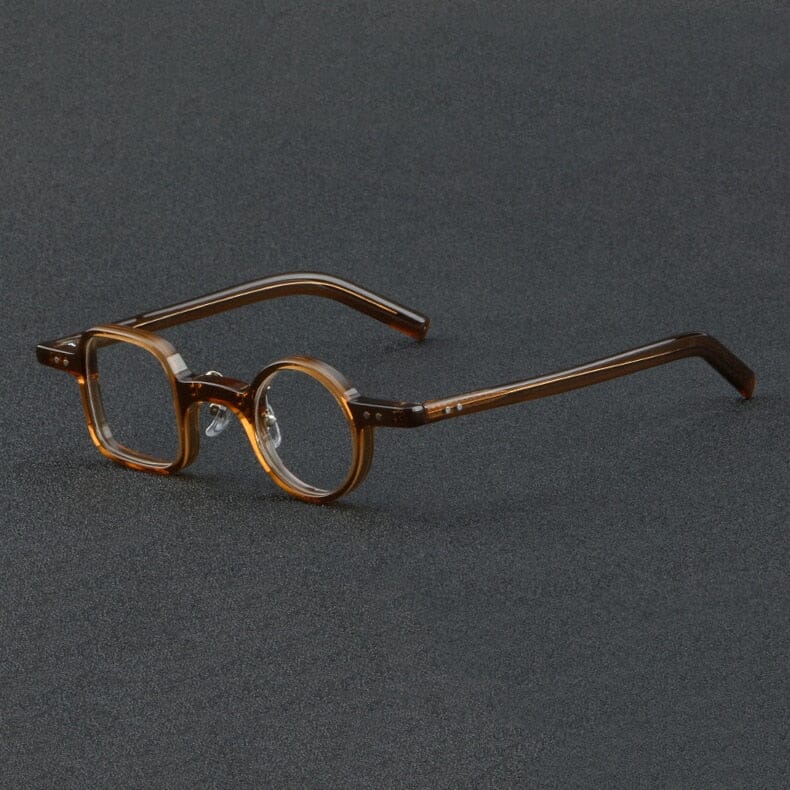 Onur Vintage Round Square Acetate Glasses Frame Geometric Frames Southood Tea