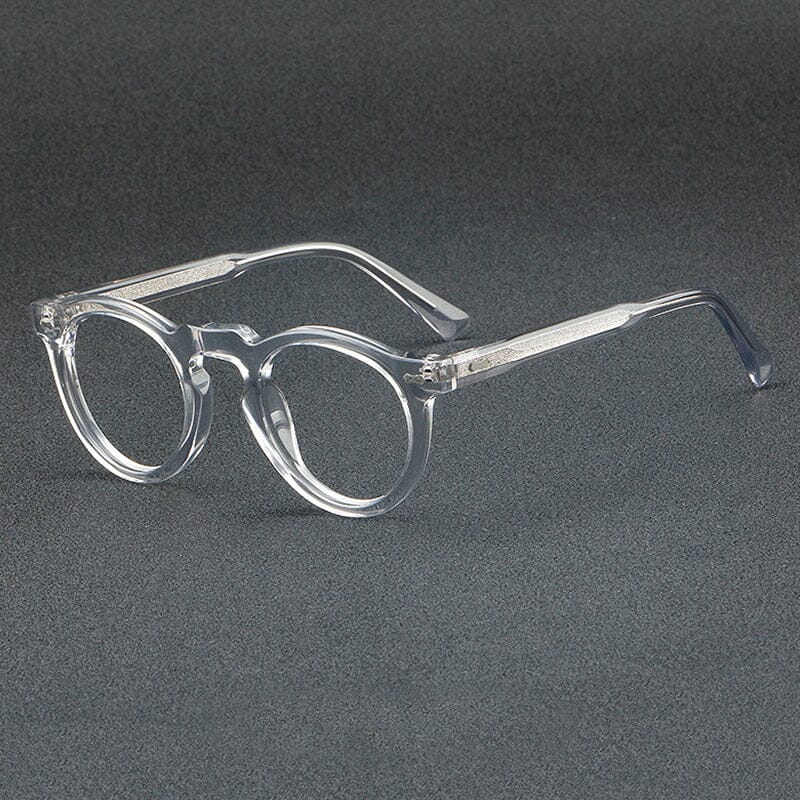 Orell Retro Acetate Glasses Frame Round Frames Southood Clear