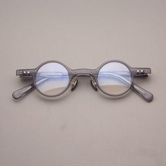 Orik Retro Small Round Glasses Frame Round Frames Southood Grey