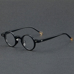 Orion Vintage Round Acetate Glasses Frame Round Frames Southood C1black