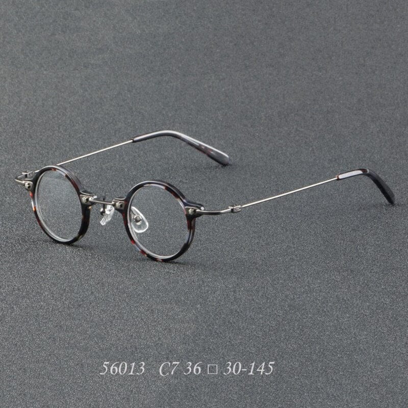 Orita Small Punk Round Glasses Frame Round Frames Southood C7Gray