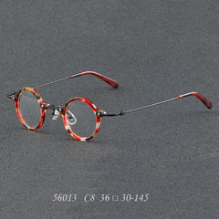 Orita Small Punk Round Glasses Frame Round Frames Southood C8Red