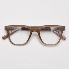 Osric TR90 Vintage Square Eyeglasses Frame Rectangle Frames Southood Tea