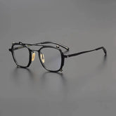 Ozuru Pilot Titanium Glasses Frame Aviator Frames Southood Black