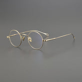 Penn Retro Round Titanium Glasses Frame Round Frames Southood Gold