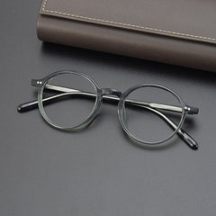 Pepper Vintage Acetate Glasses Frame Round Frames Southood