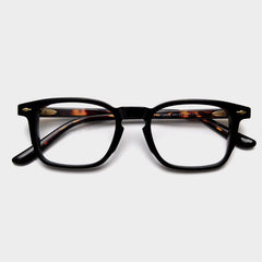 Phillip High Quality Acetate Glasses Frame Rectangle Frames Southood BlackLeopard