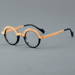Piper Retro Round Glasses Frame Round Frames Southood Orange