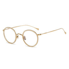 Prof Retro Round Titanium Glasses Frame Round Frames Southood