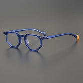 Pyi Irregular Polygon Glasses Frame Geometric Frames Southood Blue