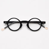Qwin Vintage Round Glasses Frame Rectangle Frames Southood Bright Black