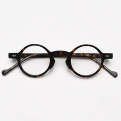 Qwin Vintage Round Glasses Frame Rectangle Frames Southood Leopard