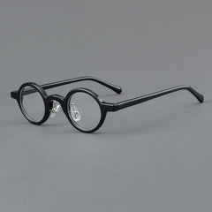 Rab Vintage Small Acetate Glasses Frame Round Frames Southood Black Round