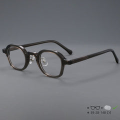 Rab Vintage Small Acetate Glasses Frame Round Frames Southood Gray