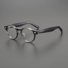 Raff Browline Acetate Glasses Frame Round Frames Southood Grey
