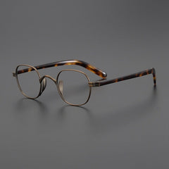 Ranay Vintage Titanium Eyeglasses Frame Rectangle Frames Southood Bronze