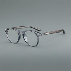 Rane TR90 Retro Vintage Eyeglass Frame Cat Eye Frames Southood Clear Grey