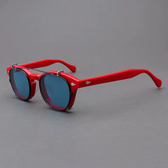 Ted Acetate Glasses Frame With sunglasses Clips
