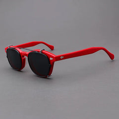 Ted Acetate Glasses Frame With sunglasses Clips