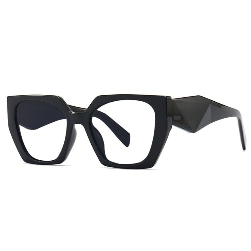 Regina Rainbow Glasses Frame Rectangle Frames Southood black clear