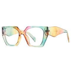 Regina Rainbow Glasses Frame Rectangle Frames Southood colorful clear