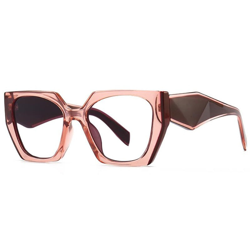 Regina Rainbow Glasses Frame Rectangle Frames Southood pink clear